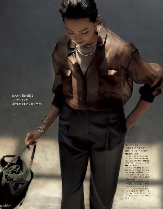 杏彩注册西装衬衫女士西装衬衣怎么穿女人到了中年阶段 穿衣要注重这些细节