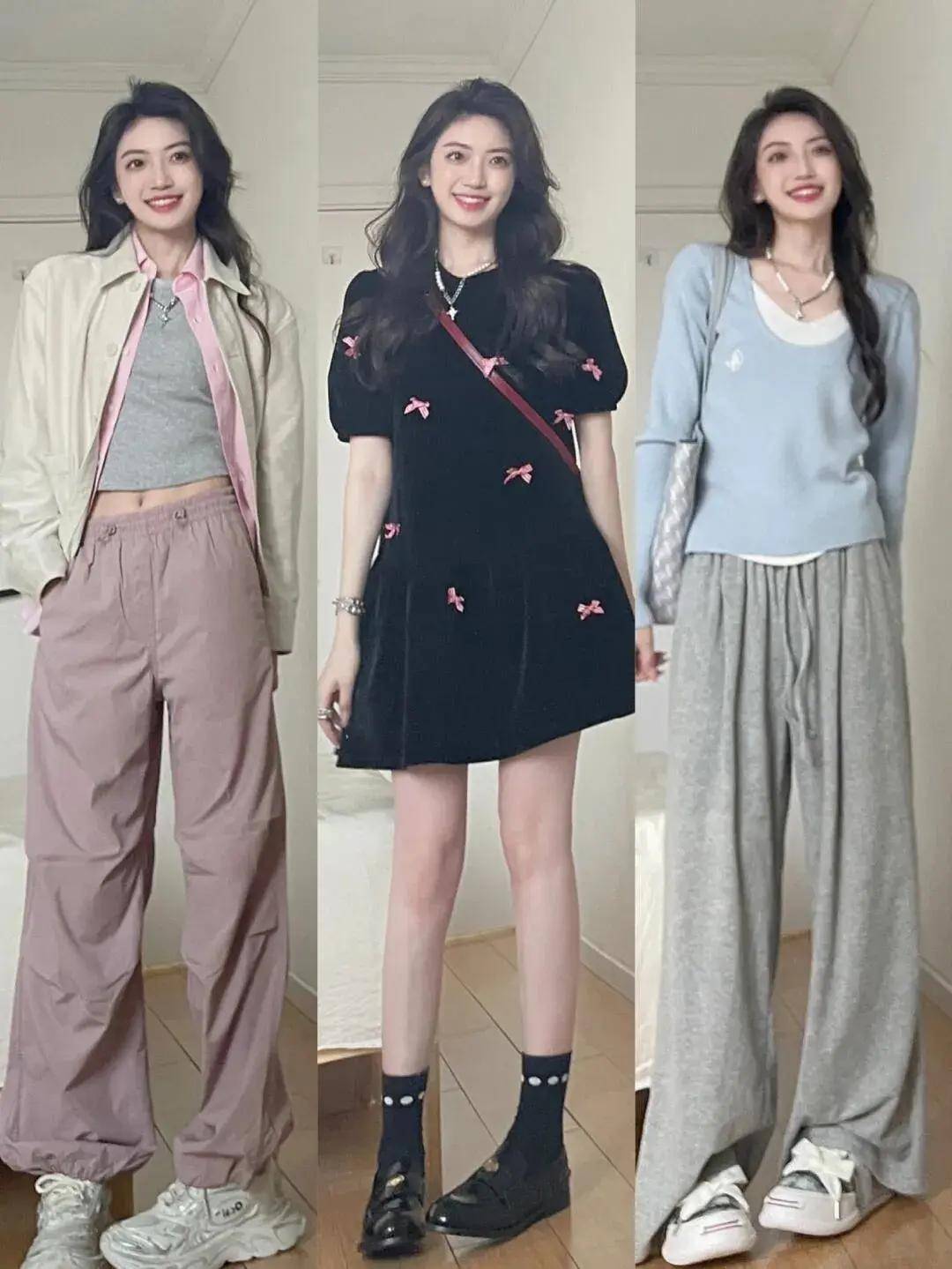 杏彩体育注册西服衬衫怎么穿正确T恤T恤被这位博主惊艳！针织衫T恤+裙子长裤=懒人