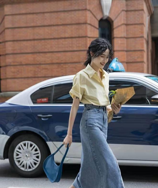 杏彩体育注册T恤T恤夏天别总穿T恤了今年流行这“短袖衬衫”时髦吸睛又显气质