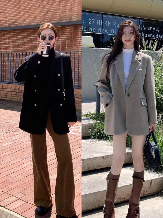 杏彩体育平台注册西装衬衫女士宽松西装搭配图三四十岁的女人西服别再“整套穿”了几种